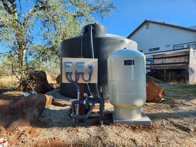 holding tank installation